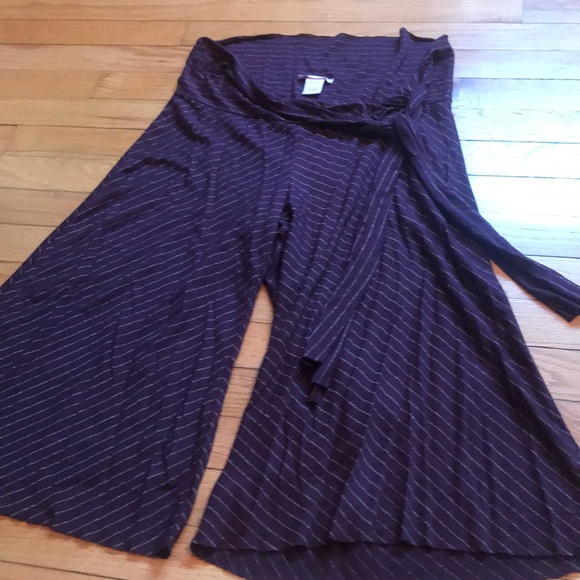 Culottes from Xhilaration. Purple and gold. - Picture 2 of 5